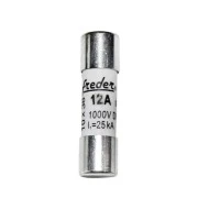 Φυσίγγιο κυλινδρικό Freder 10x38mm 12A 1000 VDC για φωτοβολταϊκά συστήματα