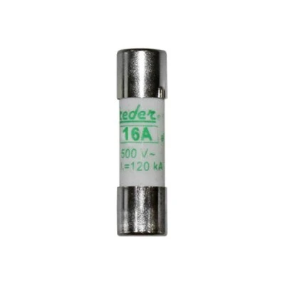 Φυσίγγιο κυλινδρικό Freder 10x38mm 16A aM 500V για φωτοβολταϊκά συστήματα
