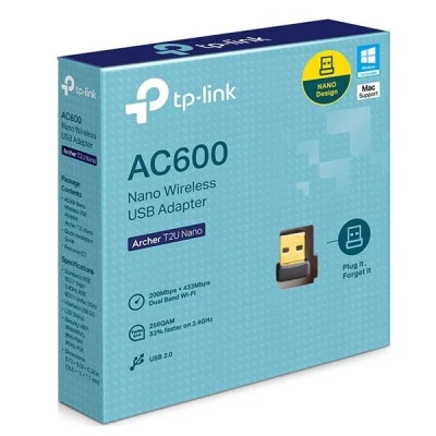 Ασύρματο Nano USB Adapter TP-LINK AC600 ARCHER-T2UNANO Ver. 1.0