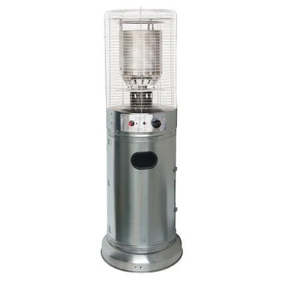 Θερμάστρα υγραερίου κυκλική mini με ύψος 1,35m 11kw inox (stainless steel) με κάλυψη έως 13m² Θερμάστρα υγραερίου κυκλική mini με ύψος 1,35m 11kw inox (stainless steel) με κάλυψη έως 13m²