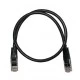 Καλώδιο δικτύου UTP CAT 5e Patch Cord CCA 0.5m ECO σε μαύρο χρώμα