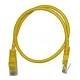 Καλώδιο δικτύου UTP CAT 5e Patch Cord CCA σε κίτρινο χρώμα 0.5m ECO