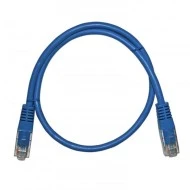 Καλώδιο δικτύου UTP CAT 5e Patch Cord CCA 0.5m μπλε χρώμα ECO