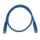 Καλώδιο δικτύου UTP CAT 5e Patch Cord CCA 0.5m μπλε χρώμα ECO