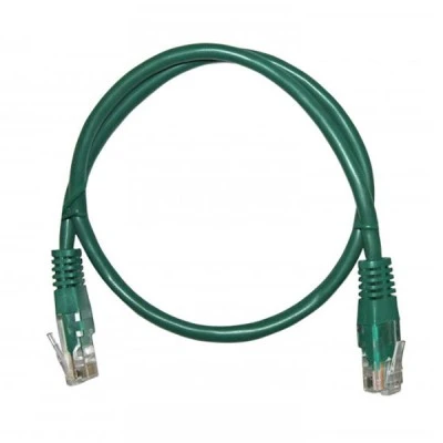 Καλώδιο δικτύου UTP CAT 5e σε πράσινο χρώμα CCA Patch Cord 0.5m ECO