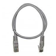 Καλώδιο δικτύου UTP CAT 5e γκρι χρώμα Patch Cord CCA 0.5m ECO