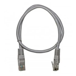 Καλώδιο δικτύου UTP CAT 5e γκρι χρώμα Patch Cord CCA 0.5m ECO