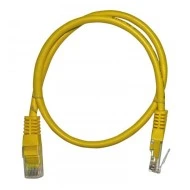 Καλώδιο δικτύου UTP CAT 5e 0.5m κίτρινο χρώμα Patch Cord CU Professional