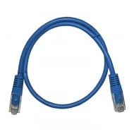 Καλώδιο δικτύου UTP CAT 5e 0.5m Patch Cord CU Professional σε μπλε χρώμα