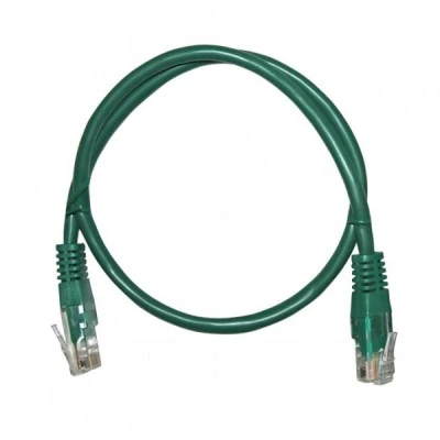 Καλώδιο δικτύου UTP CAT 5e πράσινο χρώμα 0.5m Patch Cord CU Professional