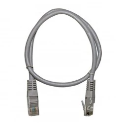 Καλώδιο δικτύου UTP CAT 5e 0.5m Patch Cord γκρι χρώμα CU Professional