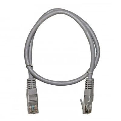 Καλώδιο δικτύου UTP CAT 5e 0.5m Patch Cord γκρι χρώμα CU Professional Καλώδιο δικτύου UTP CAT 5e 0.5m Patch Cord γκρι χρώμα CU Professional