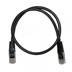 Καλώδιο δικτύου UTP CAT 5e Patch Cord 2m μαύρο χρώμα CU Professional