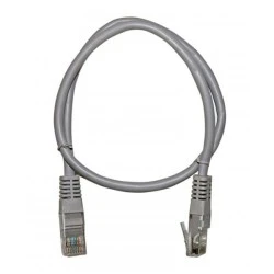Καλώδιο δικτύου UTP CAT 5e γκρι χρώμα Patch Cord 1m CU Professional
