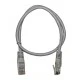 Καλώδιο δικτύου UTP CAT 5e γκρι χρώμα Patch Cord 1m CU Professional