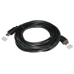 Καλώδιο HDMI 1.4V από αρσενικό σε αρσενικό με επίχρυσες επαφές 10m σε μαύρο χρώμα