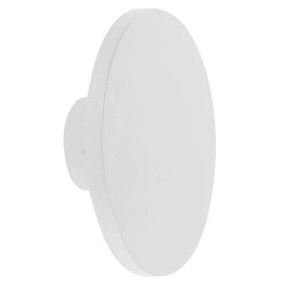 Led απλίκα pc έμμεσου φωτισμού στρόγγυλη Φ165mm 8W θερμό λευκό φως 3000k εξωτερικού χώρου IP65