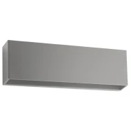 Led φωτιστικό ορθογώνιο 6W 3000k θερμό λευκό φως μονής κατεύθυνσης γκρι IP65 εξωτερικού χώρου
