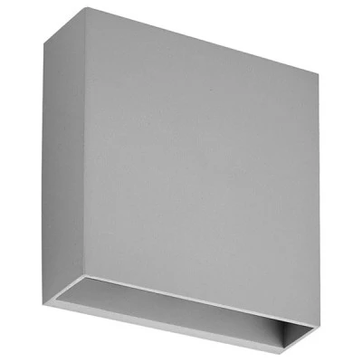 Led τετράγωνο φωτιστικό 6W 3000k θερμό λευκό φως διπλής κατεύθυνσης εξωτερικού χώρου στεγανό IP65