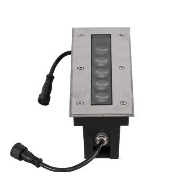 Φωτιστικό UNDERGROUND-REMVI χωνευτό Wall Washer δαπέδου LED 9W RGBW 765lm 10° DC 24V IP68 L30xW9xH8.5cm GLOBOSTAR® UNDERGROUND-REMVI 90191 Χωνευτή Μπάρα Φωτισμού Wall Washer LED 9W 765lm 10° DC 24V Αδιάβροχο IP68 RGBW Dimmable DMX512 - Ανοξείδωτο Ατσάλι 304 - Μ30 x Π9 x Υ8.5cm / Q28.5 x 7.5cm - 3 Χρόνια Εγγύηση