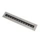 Φωτιστικό UNDERGROUND-REMVI χωνευτό φωτιστικό Wall Washer δαπέδου LED 12W 2700Κ θερμό χρώμα φωτός1080lm 10° IP68 L50xW7.4xH7cm GLOBOSTAR® UNDERGROUND-REMVI 90192 Χωνευτή Μπάρα Φωτισμού Wall Washer LED 12W 1080lm 10° DC 24V Αδιάβροχο IP68 Θερμό Λευκό 2700K Dimmable - Ανοξείδωτο Ατσάλι 304 - Μ50 x Π7.4 x Υ7cm / Q48.5 x 7.5cm - 3 Χρόνια Εγγύηση