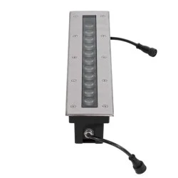 Φωτιστικό UNDERGROUND-REMVI χωνευτό Wall Washer δαπέδου LED 12W  RGBW 1020lm 10° DC 24V αδιάβροχο IP68 L50 x W9 x H7.2cm 