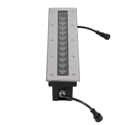 Φωτιστικό UNDERGROUND-REMVI χωνευτό Wall Washer δαπέδου LED 12W RGBW 1020lm 10° DC 24V αδιάβροχο IP68 L50 x W9 x H7.2cm GLOBOSTAR® UNDERGROUND-REMVI 90193 Χωνευτή Μπάρα Φωτισμού Wall Washer LED 12W 1020lm 10° DC 24V Αδιάβροχο IP68 RGBW Dimmable DMX512 - Ανοξείδωτο Ατσάλι 304 - Μ50 x Π9 x Υ7.2cm / Q48.5 x 7.5cm - 3 Χρόνια Εγγύηση