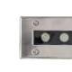 Φωτιστικό UNDERGROUND-REMVI χωνευτό Wall Washer δαπέδου LED 12W RGBW 1020lm 10° DC 24V αδιάβροχο IP68 L50 x W9 x H7.2cm GLOBOSTAR® UNDERGROUND-REMVI 90193 Χωνευτή Μπάρα Φωτισμού Wall Washer LED 12W 1020lm 10° DC 24V Αδιάβροχο IP68 RGBW Dimmable DMX512 - Ανοξείδωτο Ατσάλι 304 - Μ50 x Π9 x Υ7.2cm / Q48.5 x 7.5cm - 3 Χρόνια Εγγύηση
