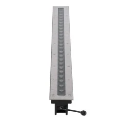 Φωτιστικό UNDERGROUND-REMVI χωνευτό Wall Washer δαπέδου LED 24W θερμό χρώμα φωτός 2160lm 10° DC 24V  IP68 L100xW9xH7.2cm