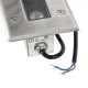 GloboStar® UNDERGROUND-REMVI 90194-B Χωνευτό Φωτιστικό Wall Washer Δαπέδου LED 18W 1440lm 10° DC 24V Αδιάβροχο IP68 L100 x W9 x H7.2cm Μπλε - Ανοξείδωτο Ατσάλι - 3 Years Warranty