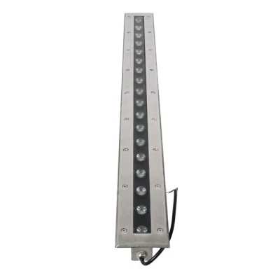 Φωτιστικό  UNDERGROUND-REMVI χωνευτό Wall Washer δαπέδου LED 18W πράσινο χρώμα φωτός 1440lm 10° DC 24V  IP68 L100xW9xH7.2cm