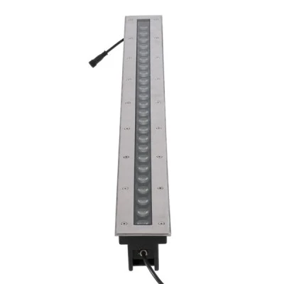 Wall Washer δαπέδου LED UNDERGROUND-REMVI χωνευτό 24W RGBW 2040lm 10° DC 24V αδιάβροχο IP68 L100xW9xH7.2cm GLOBOSTAR® UNDERGROUND-REMVI 90195 Χωνευτή Μπάρα Φωτισμού Wall Washer LED 24W 2040lm 10° DC 24V Αδιάβροχο IP68 RGBW Dimmable DMX512 - Ανοξείδωτο Ατσάλι 304 - Μ100 x Π9 x Υ7.2cm/ Q98.2 x 7.6cm - 3 Χρόνια Εγγύηση