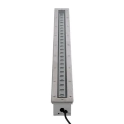 Φωτιστικό UNDERGROUND-PASSAGGIO χωνευτό Wall Washer δαπέδου LED 24W θερμό χρώμα φωτός 2160lm 10° IP68  L108xW9xH7.5cm