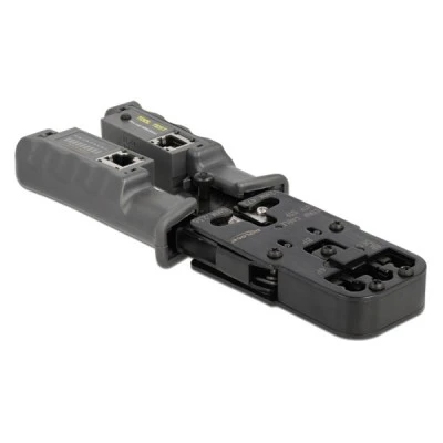 Εργαλείο πτύχωσης DELOCK 90511 με απογυμνωτή & tester 8P/6P/6P DEC/4P & μηχανισμό κλειδώματος