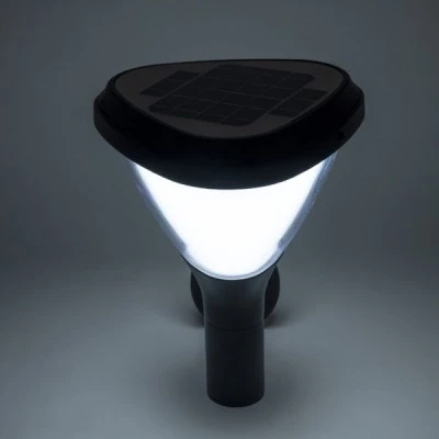 Φωτιστικό κολωνάκι κήπου ηλιακό LED 10W 6500Κ 330lm 120° με φωτοβολταϊκό Panel 6V 2W με αισθητήρα ημέρας-νύχτας αδιάβροχο IP65 GloboStar® NATURE 90526 Αυτόνομο Ηλιακό Φωτιστικό Κήπου - Απλίκα Αρχιτεκτονικού Φωτισμού Εξωτερικού Χώρου LED 10W 330lm 120° με Ενσωματωμένο Φωτοβολταϊκό Panel 6V 2W & Επαναφορτιζόμενη Μπαταρία Li-ion 3.2V 1800mAh με Αισθητήρα Ημέρας-Νύχτας - Αδιάβροχ