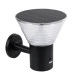 Φωτιστικό ηλιακό επίτοιχο LED 10W 330lm 120° με αισθητήρα ημέρας-νύχτας IP65 ψυχρό λευκό 6000K γκρι ανθρακί Μ23 x Π30 x Υ25cm GloboStar® VEGGIE 90530 Αυτόνομο Ηλιακό Φωτιστικό Κήπου - Απλίκα Αρχιτεκτονικού Φωτισμού Εξωτερικού Χώρου LED 10W 330lm 120° με Ενσωματωμένο Φωτοβολταϊκό Panel 6V 2W & Επαναφορτιζόμενη Μπαταρία Li-ion 3.2V 1800mAh με Αισθητήρα Ημέρας-Νύχτας - Αδιάβροχ