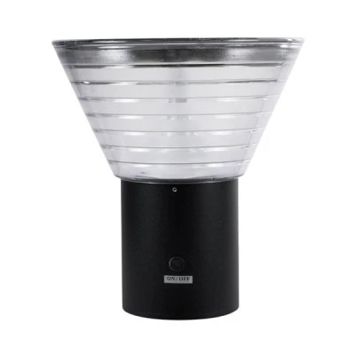 Φωτιστικό ηλιακό επίτοιχο LED 10W 330lm 120° με αισθητήρα ημέρας-νύχτας IP65 ψυχρό λευκό 6000K γκρι ανθρακί Μ23 x Π30 x Υ25cm GloboStar® VEGGIE 90530 Αυτόνομο Ηλιακό Φωτιστικό Κήπου - Απλίκα Αρχιτεκτονικού Φωτισμού Εξωτερικού Χώρου LED 10W 330lm 120° με Ενσωματωμένο Φωτοβολταϊκό Panel 6V 2W & Επαναφορτιζόμενη Μπαταρία Li-ion 3.2V 1800mAh με Αισθητήρα Ημέρας-Νύχτας - Αδιάβροχ