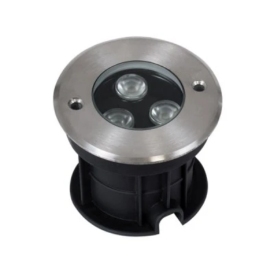 GloboStar® UNDERWATER-JULIA 90564 Υποβρύχιο Χωνευτό Φωτιστικό Σποτ Ειδικό για Σιντριβάνια LED 3W 255lm 15° DC 24V Αδιάβροχο IP68 Φ10 x Υ7.5cm RGBW DMX512 - Ανοξείδωτο Ατσάλι - 3 Years Warranty