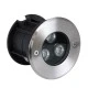 GloboStar® UNDERWATER-JULIA 90564 Υποβρύχιο Χωνευτό Φωτιστικό Σποτ Ειδικό για Σιντριβάνια LED 3W 255lm 15° DC 24V Αδιάβροχο IP68 Φ10 x Υ7.5cm RGBW DMX512 - Ανοξείδωτο Ατσάλι - 3 Years Warranty