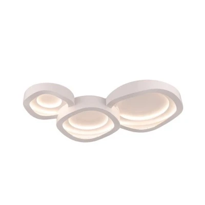 Φωτιστικό οροφής Led ESTELLA σε λευκό χρώμα CCT 140W 14000lm Μ90xΠ60xΠ12cm  