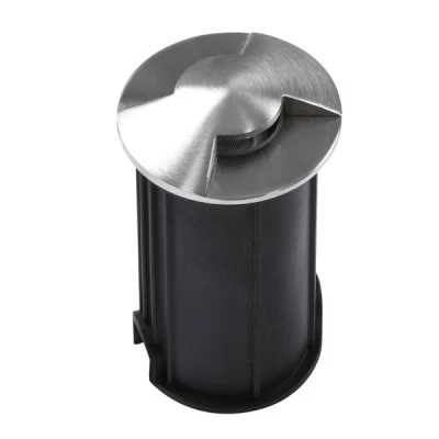 GloboStar® UNDERGROUND-RENA 90663 Χωνευτό Φωτιστικό Σποτ Δαπέδου Two Sided LED 1W 115lm 30° DC 24V Αδιάβροχο IP68 Φ5 x Υ9cm Φυσικό Λευκό 4500K - Ανοξείδωτο Ατσάλι - 3 Χρόνια Εγγύηση