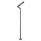 Φωτιστικό Urban Light πλατείας/πάρκου LED 30W 4080lm 120° IP65 IK09 φυσικό λευκό 5000K ανθρακί Μ75xΠ14xΥ360cm