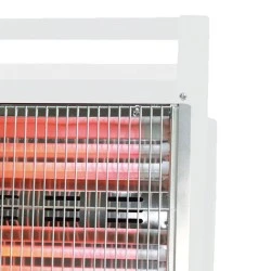 Θερμάστρα χαλαζία σε λευκό χρώμα  με ισχύ 1600W