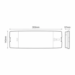 Αυτοελεγχόμενο φωτιστικό ασφαλείας Olympia Electronics GR-1310/6P 1,5h μη συνεχούς λειτουργίας