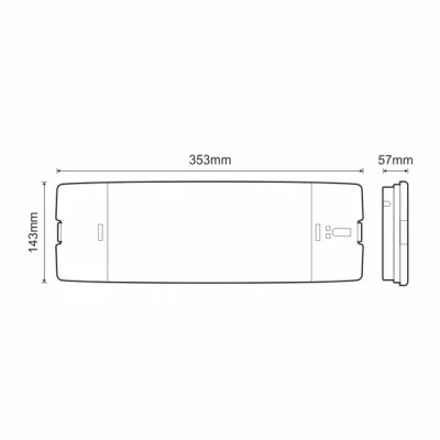 Αυτοελεγχόμενο φωτιστικό ασφαλείας Olympia GR-1310/12L/180 μη συνεχούς/συνεχούς λειτουργίας