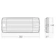 Φωτιστικό ασφαλείας Olympia Electronics GR-310/12L/90/A 1,5h μη συνεχούς/συνεχούς λειτουργίας