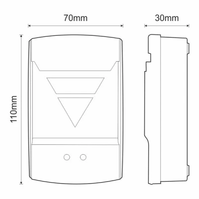 Καρτοδιακόπτης στεγανος Rfid RF-52/A εξωτερικής τοποθέτησης για τη συσκευή ελέγχου RF-54