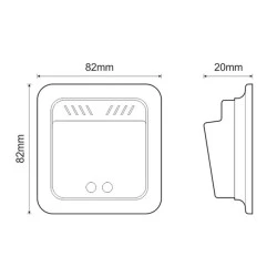 Καρτοδιακόπτης τεχνολογίας Rfid RF-43 εσωτερικής τοποθέτησης για την συσκευή ελέγχου RF-57