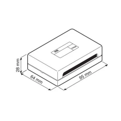 Διακλαδωτήρας TV URMET 955/40 4 εξόδων για συστήματα 5 καλωδίων με διαστάσεις 95x64x28 mm Διακλαδωτήρας TV URMET 955/40 4 εξόδων για συστήματα 5 καλωδίων με διαστάσεις 95x64x28 mm