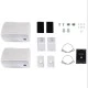 GloboStar® FDB ES104WT 98001 Facilities Speaker - Παθητικό Ηχείο Εγκαταστάσεων Επιτοίχιο με Μετασχηματιστή 100V & 16Ω - 40W RMS (160W Peak) - 1 x 4" Inches LF & 1 x 0.8" Inches HF - Αδιάβροχο IP65 - Λευκό - Μ14.1 x Π17 x Υ23cm - Ζεύγος